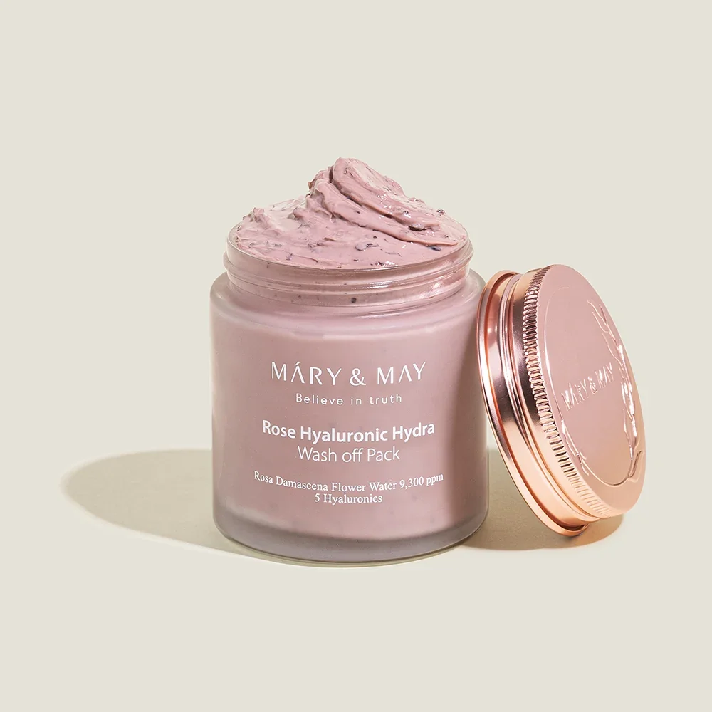 Vegan Rose Hyaluronic Hydra Wash Off Pack by Mary & May