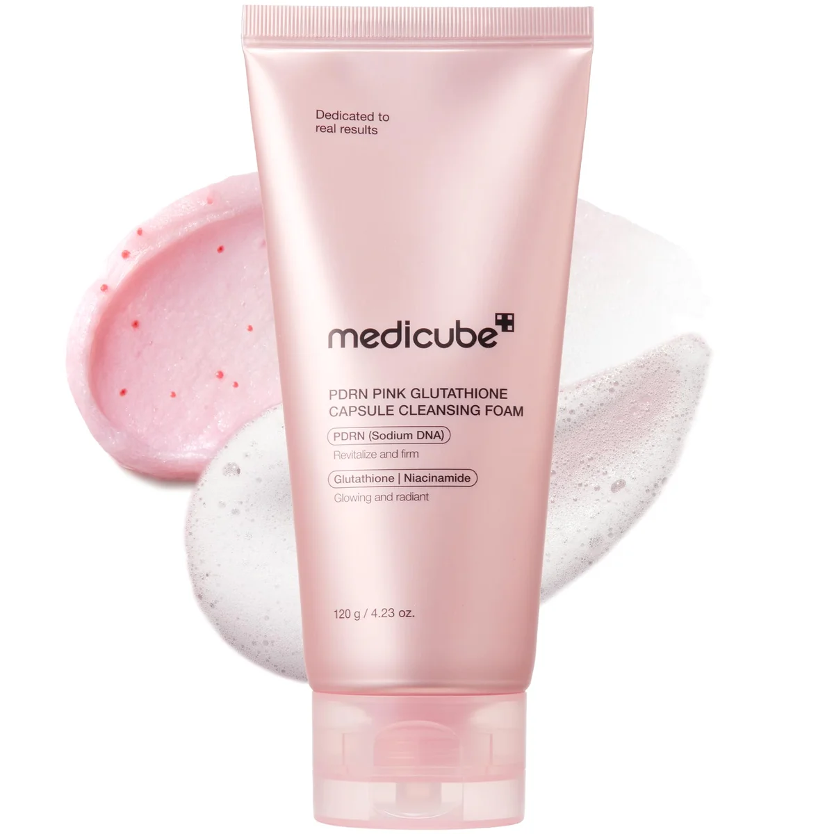 PDRN Pink Glutathione Capsule Cleansing Foam by Medicube