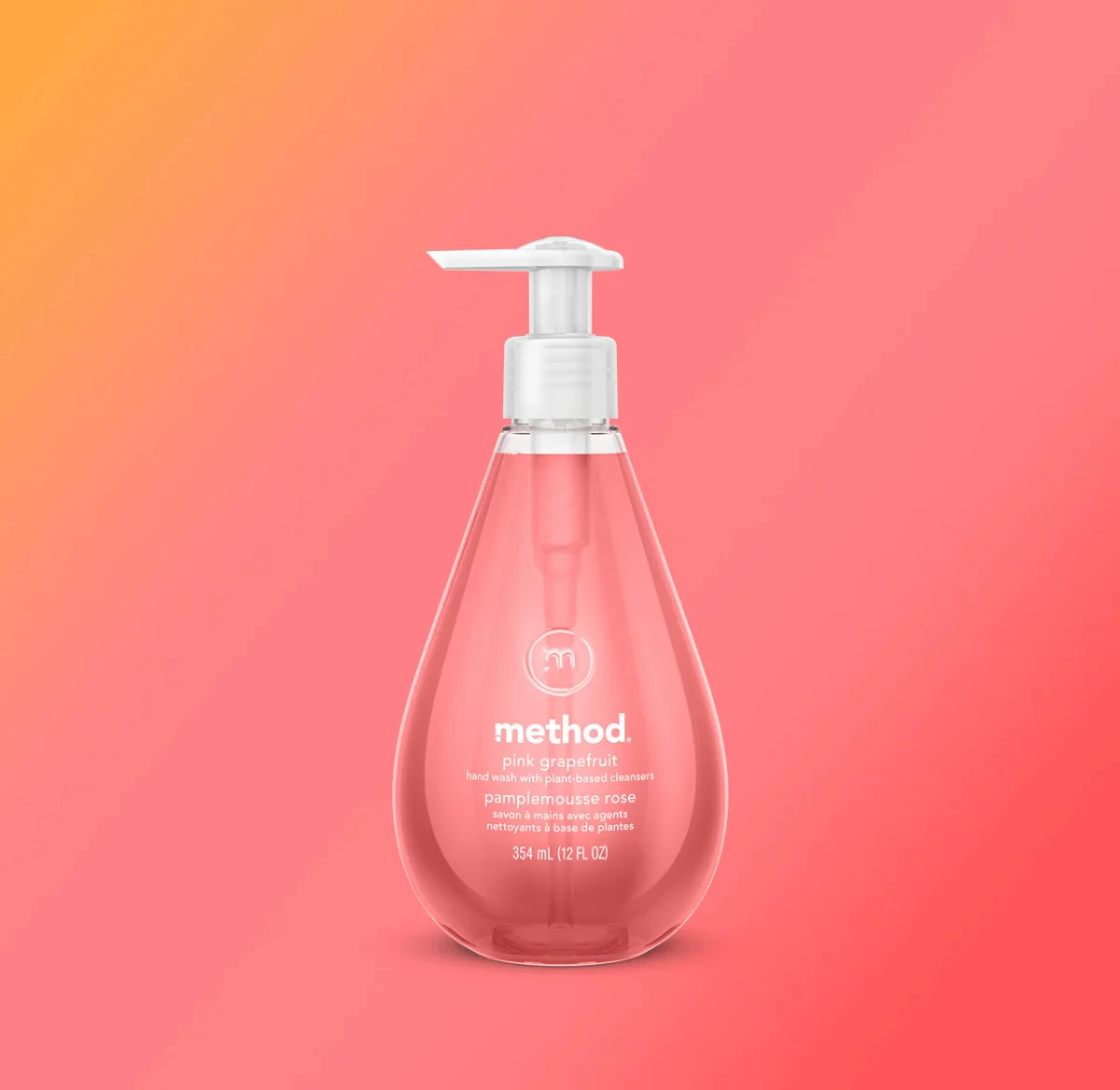 Pink Grapefruit Gel Hand Wash by method