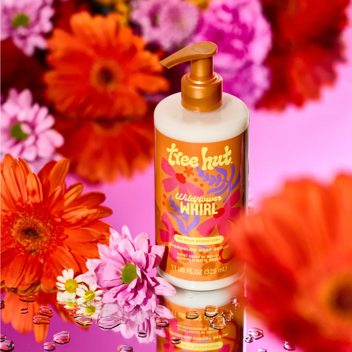 Wildflower Whirl Hydraglow Body Serum by Tree Hut