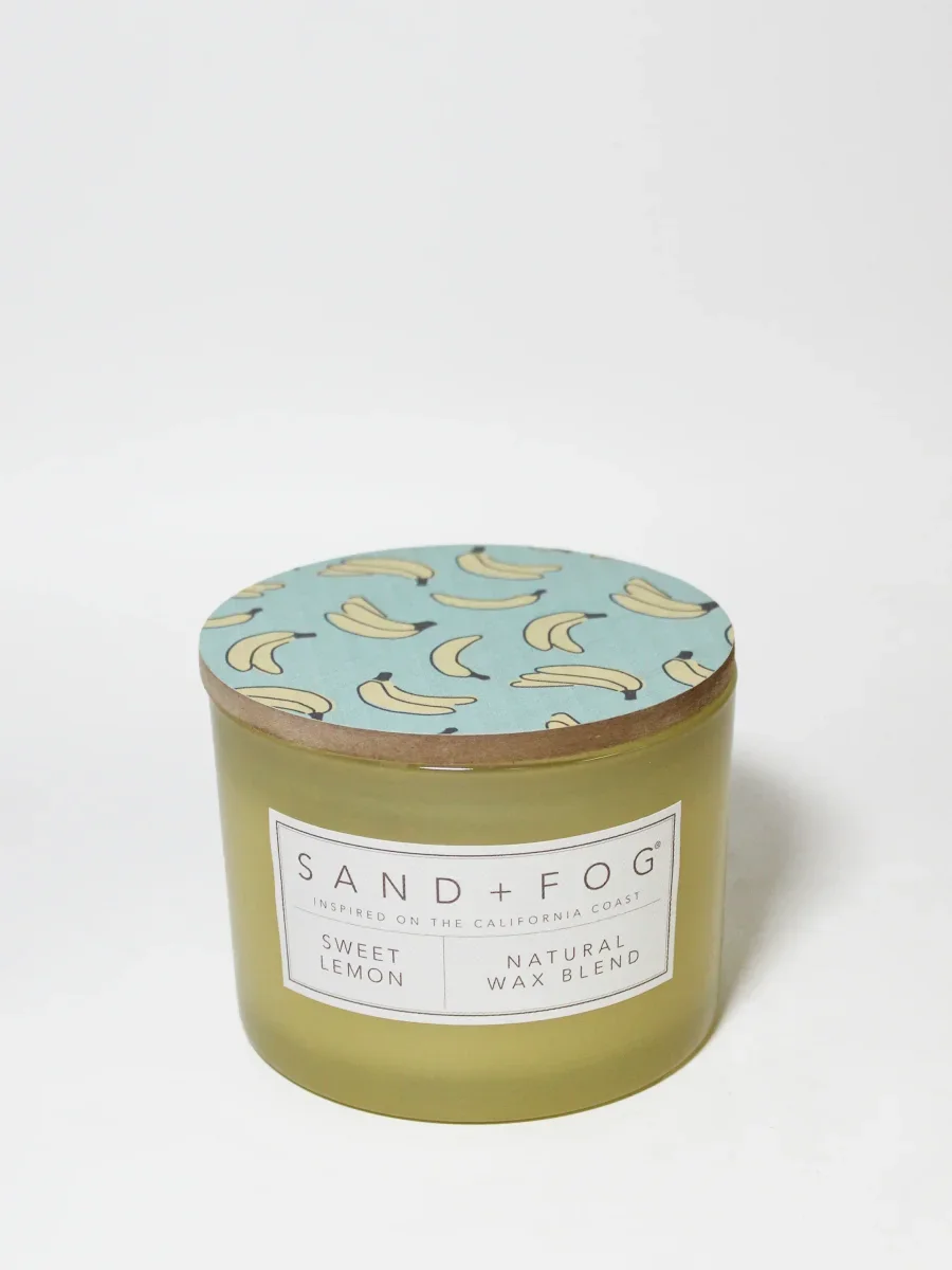 Sweet Lemon Candle by Sand + Fog