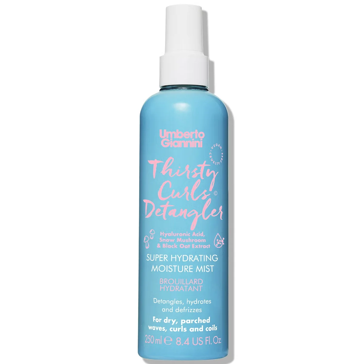 Thirsty Curls Detangler Hydrating Moisture Mist by Umberto Giannini