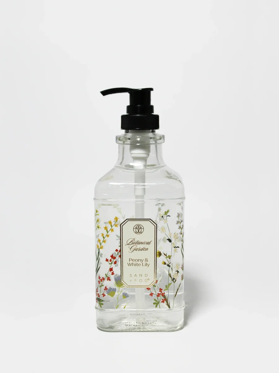 Peony & White Lily Liquid Hand Soap by Sand + Fog