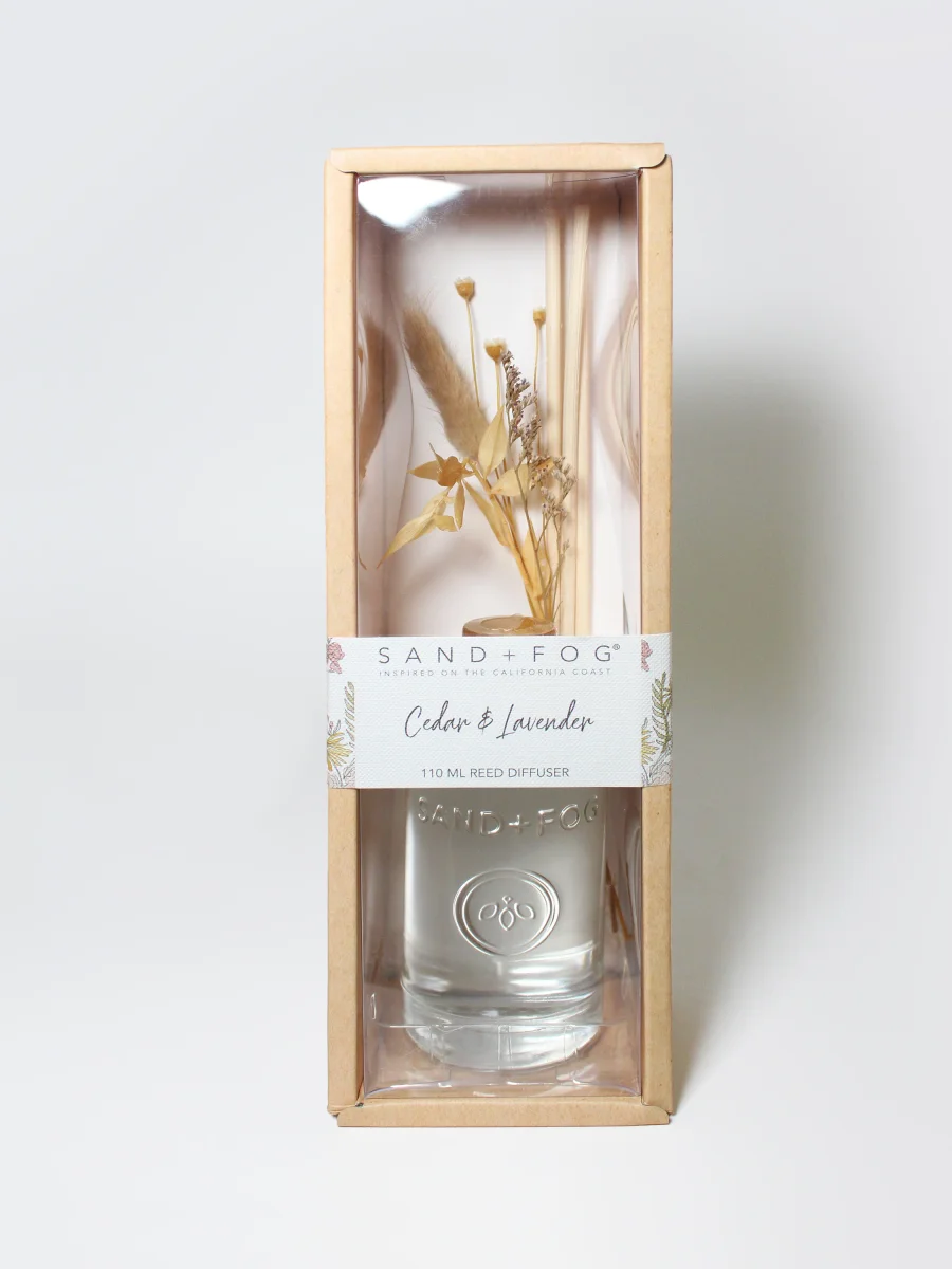Cedar & Lavender Reed Diffuser by Sand + Fog