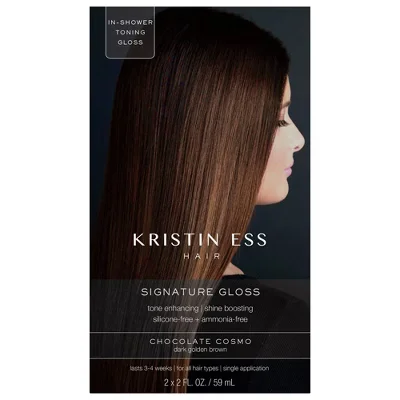 Dark Golden Brown Signature Hair Gloss - Chocolate Cosmo by Kristin Ess Hair