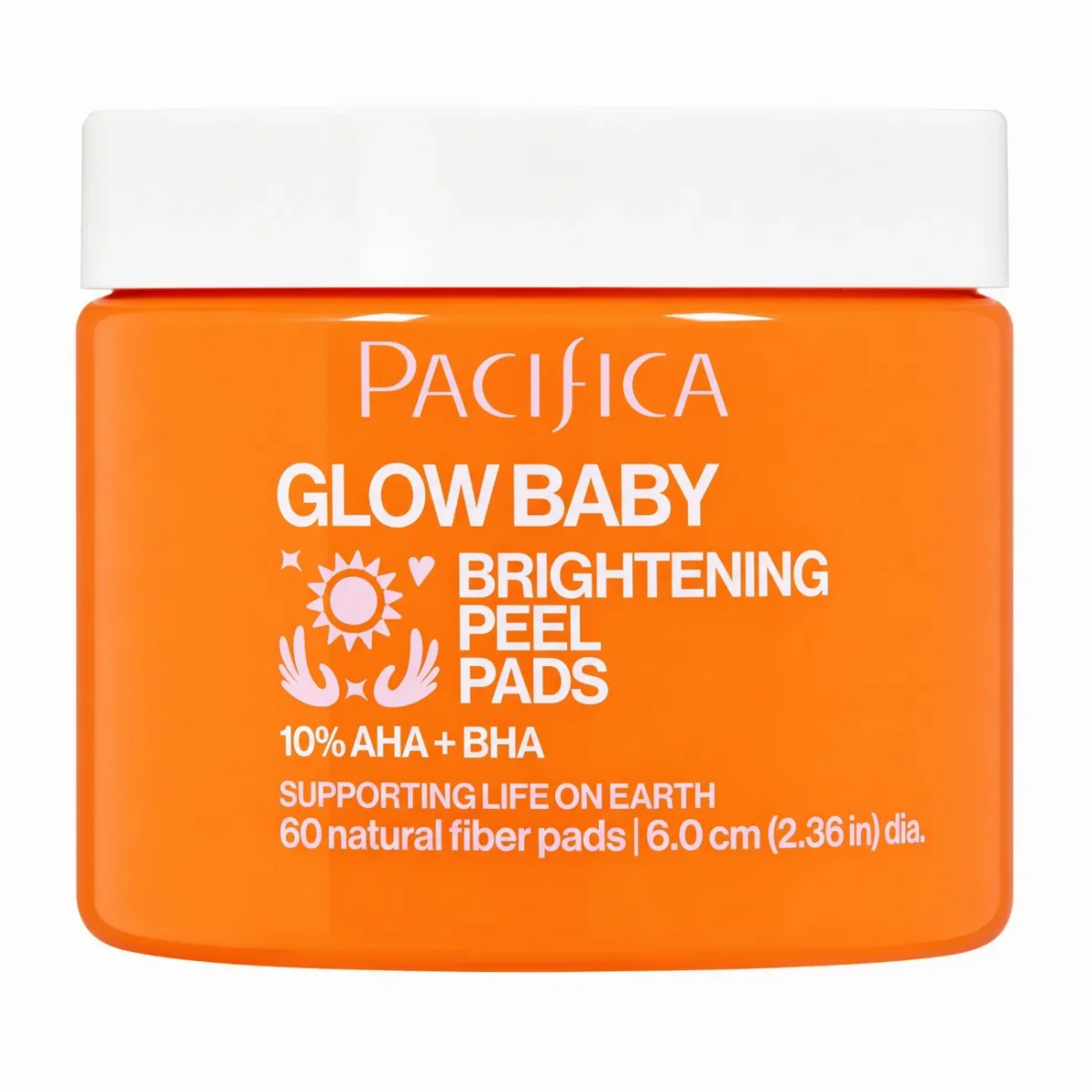 Glow Baby Brightening Peel Pads 10% AHA + BHA by Pacifica