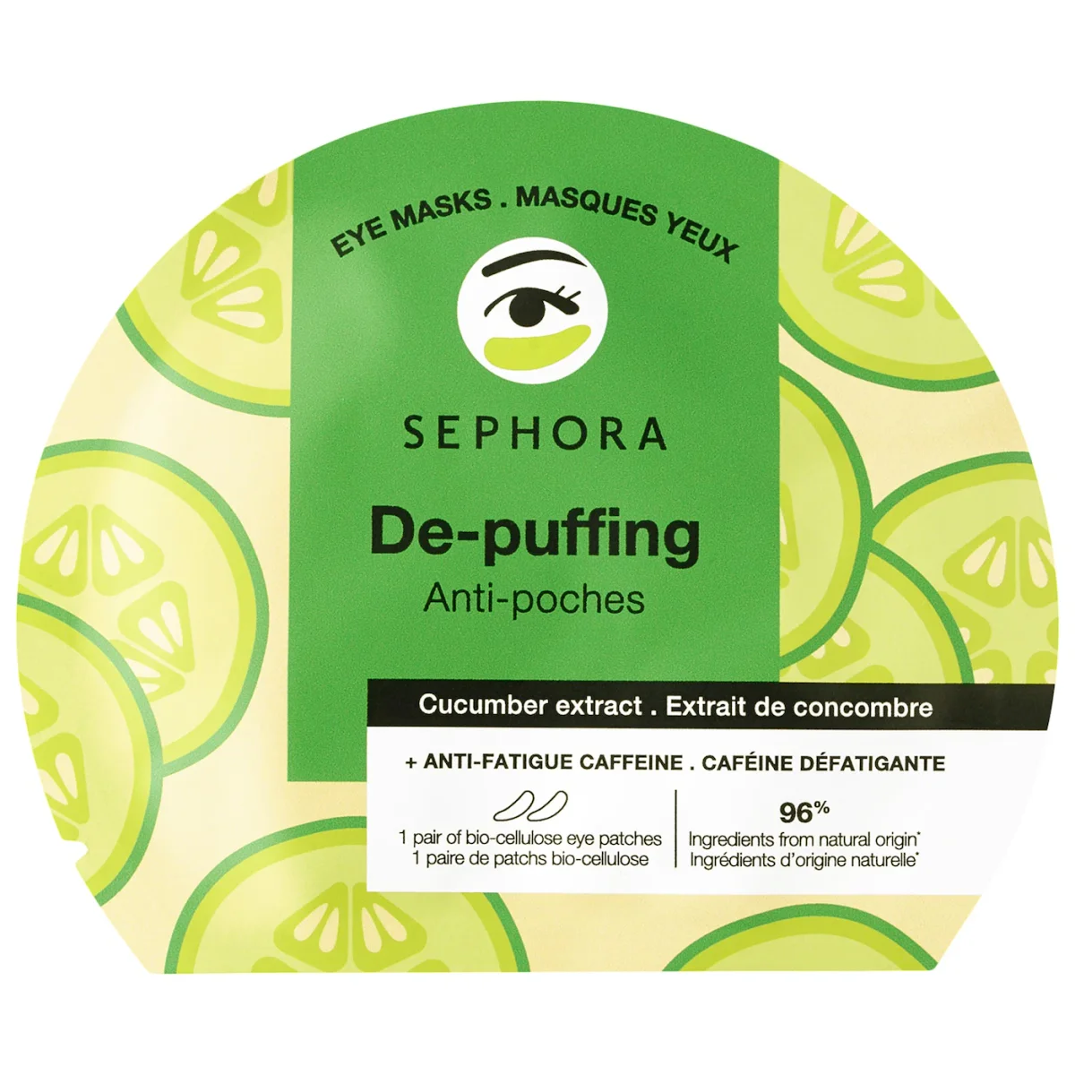 Cucumber De-Puffing Eye Mask Patches by Sephora Collection