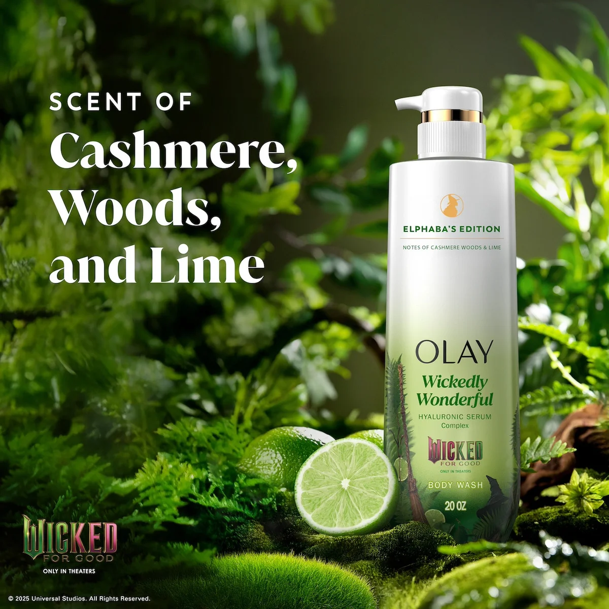 Wickedly Wonderful Elphaba's Edition Hydrating Serum Body Wash by Olay
