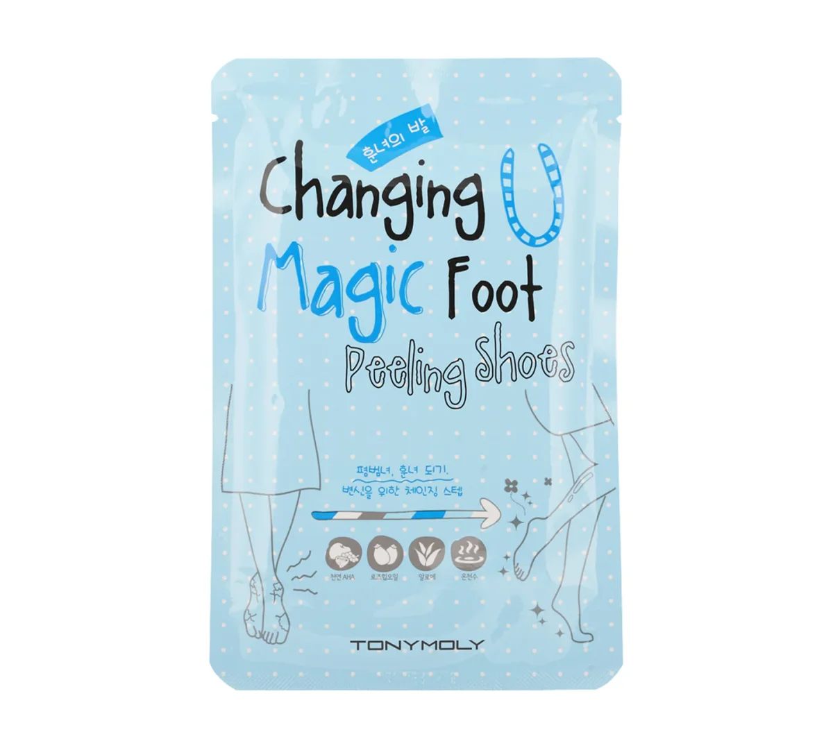 Changing U Magic Foot Peeling Shoes by TONYMOLY