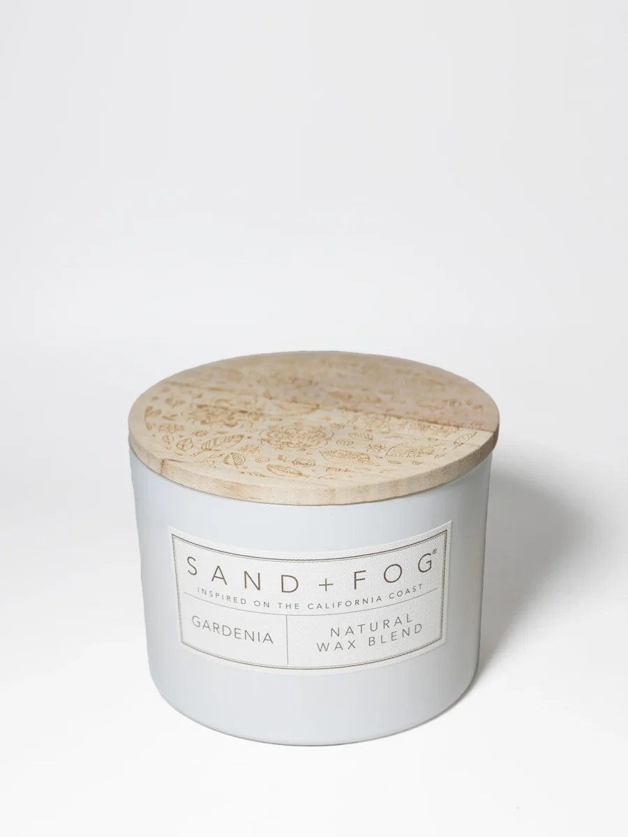 Gardenia Candle by Sand + Fog