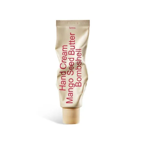 Bombshell Mango Seed Butter Hand Cream by Hetras.