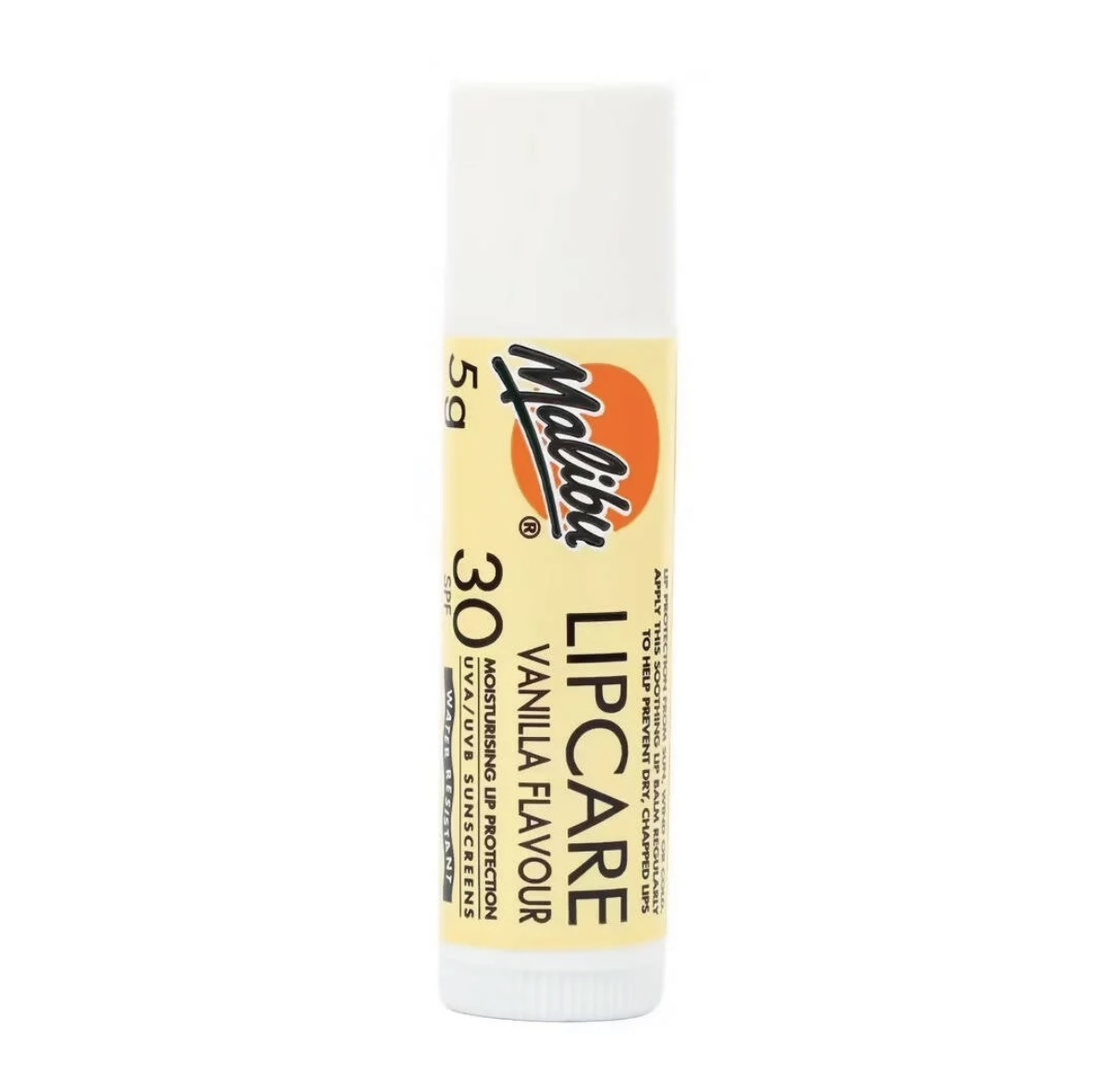 LIPCARE Vanilla Flavor Lip Balm by Malibu