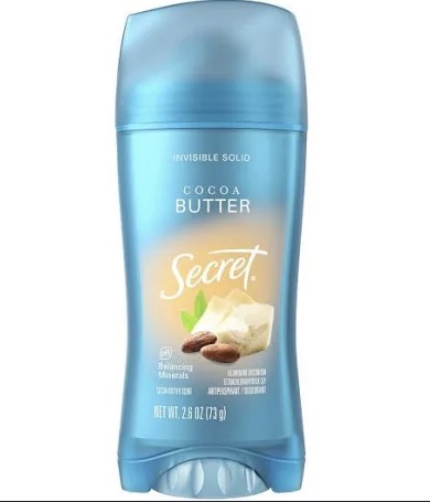 Invisible Solid Deodorant, Cocoa Butter by Secret