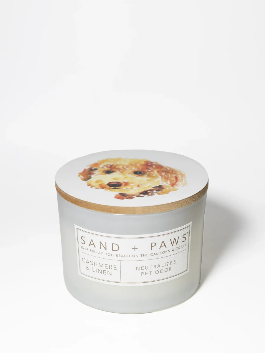 Cashmere & Linen Candle by Sand + Fog