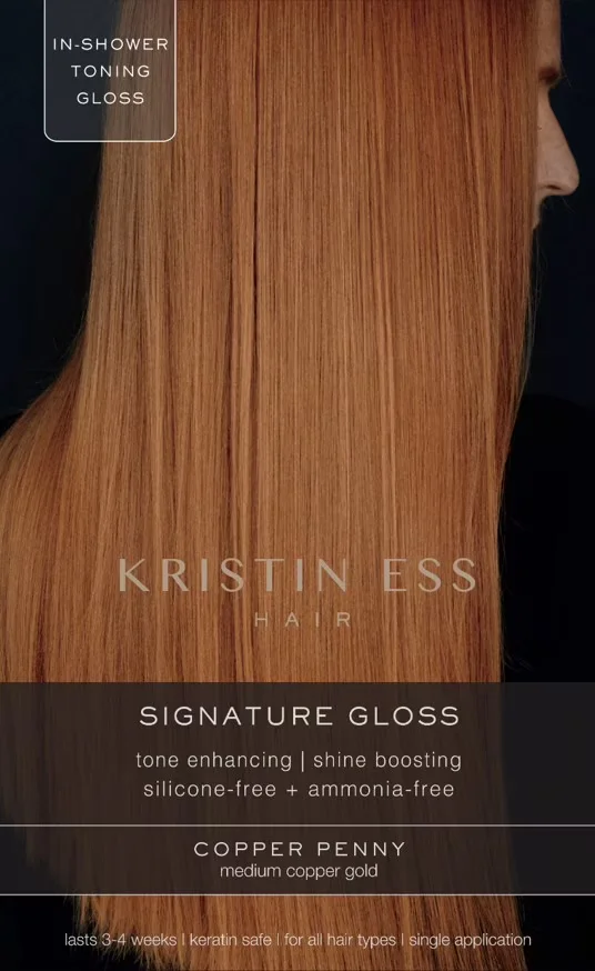 Medium Copper Gold Signature Hair Gloss - Copper Penny by Kristin Ess Hair