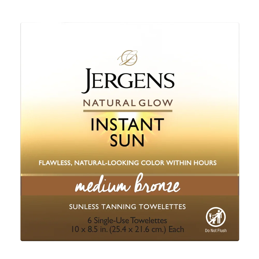 Natural Glow Instant Sun Towelettes by Jergens