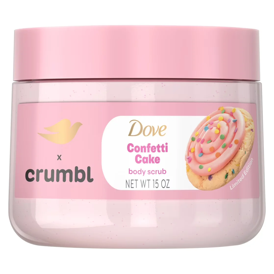 Crumbl Confetti Cake Body Scrub by Dove