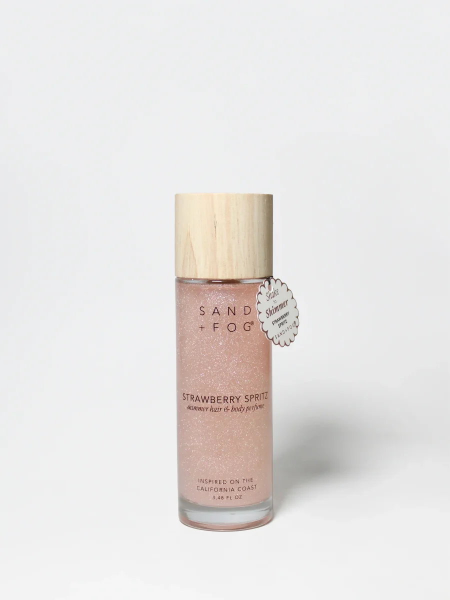 Strawberry Spritz Shimmer Hair & Body Perfume by Sand + Fog
