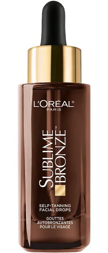 Sublime Bronze Self-Tanning Facial Drops, Fragrance-Free by L'Oréal Paris