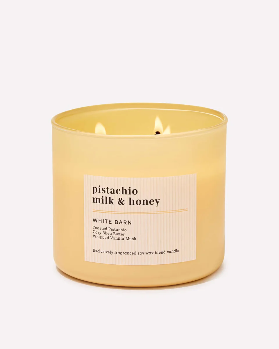 Pistachio Milk & Honey Candle by Bath & Body Works