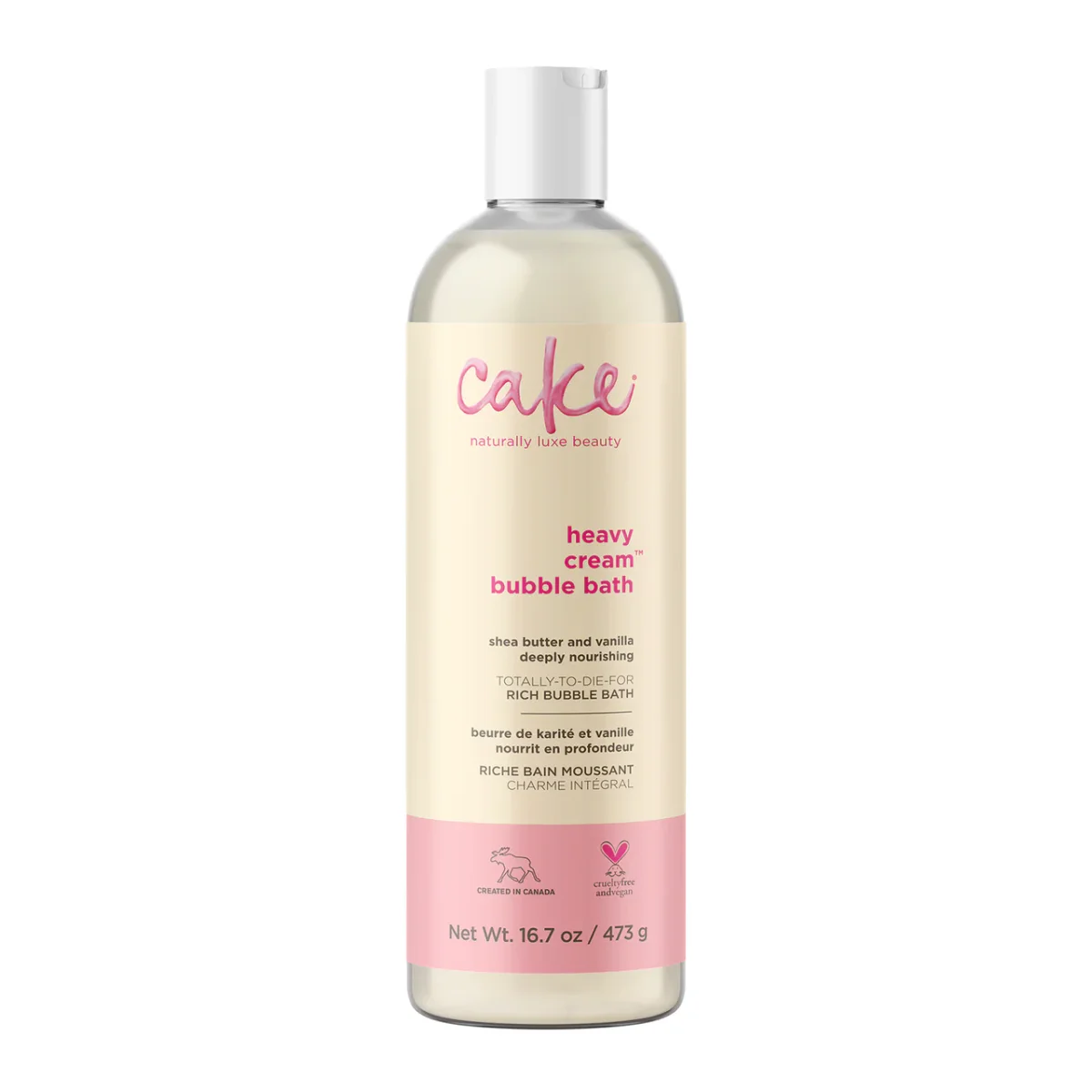 Heavy Cream Bubble Bath by Cake Beauty