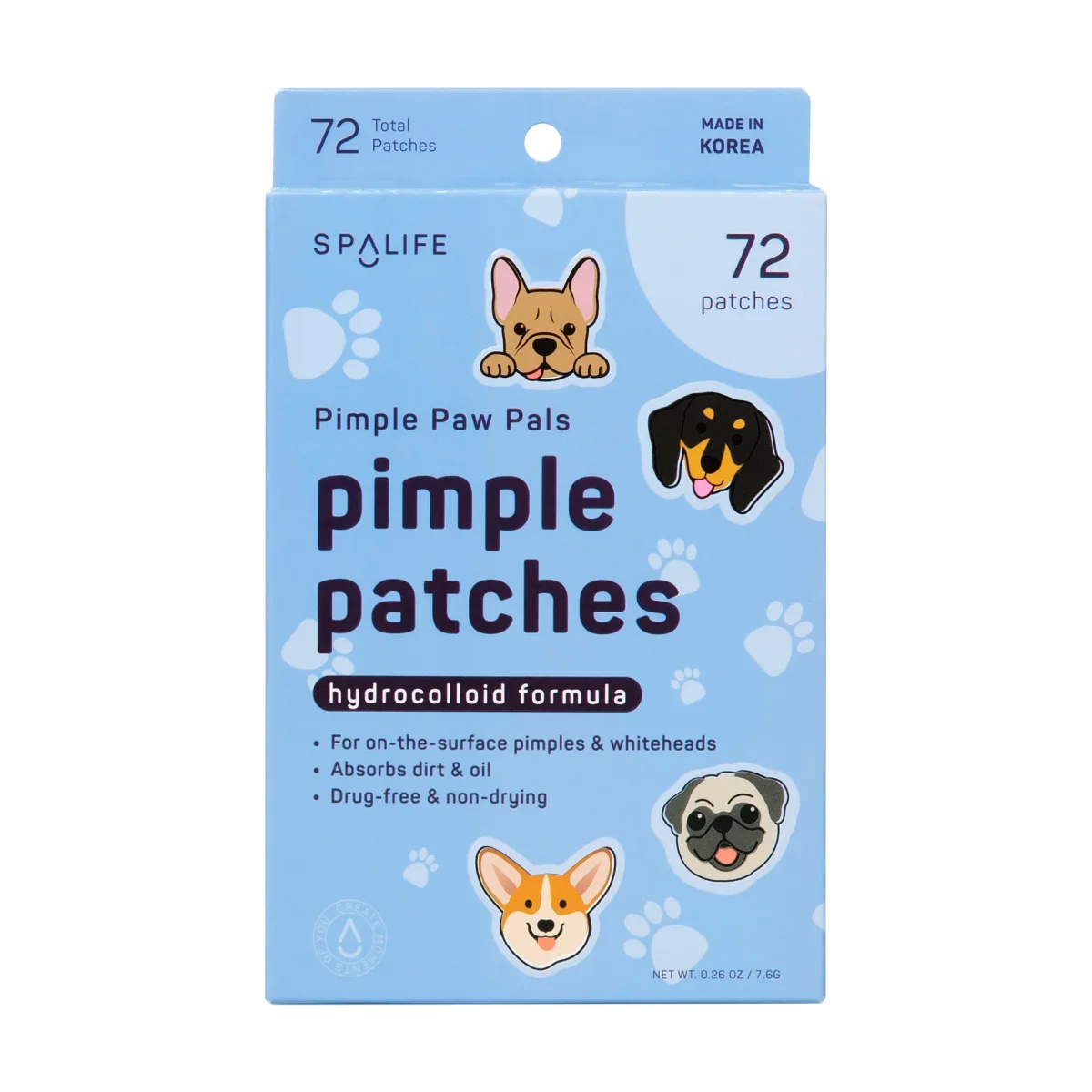 Pimple Paw Pals Hydrocolloid Pimple Patches by SpaLife