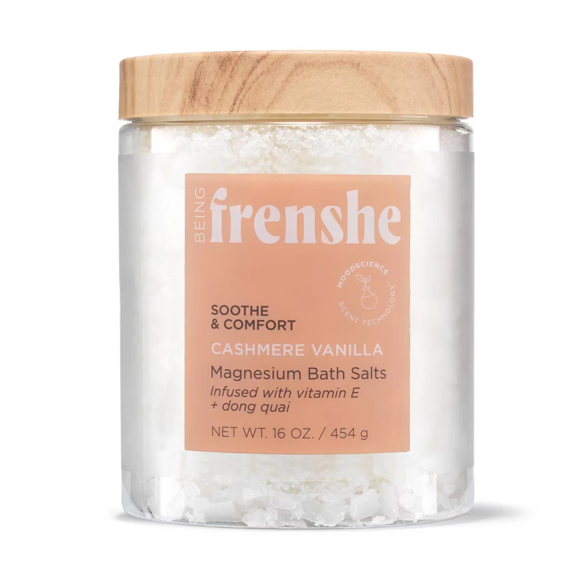 Cashmere Vanilla Magnesium Bath Salts by Being Frenshe