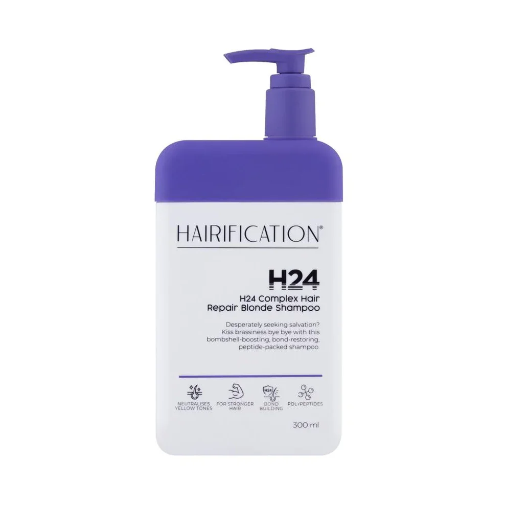 H24 Complex Hair Repair Blonde Shampoo by Hairification