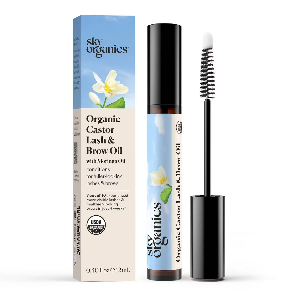 Organic Castor Lash & Brow Oil by Sky Organics