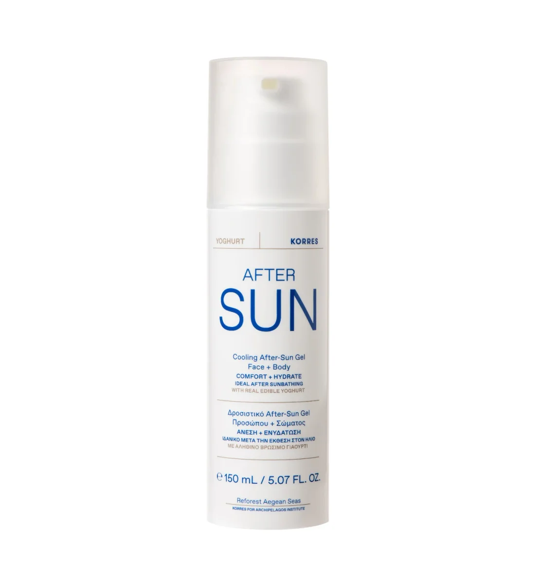 Yoghurt Cooling After-Sun Gel Face & Body by Korres