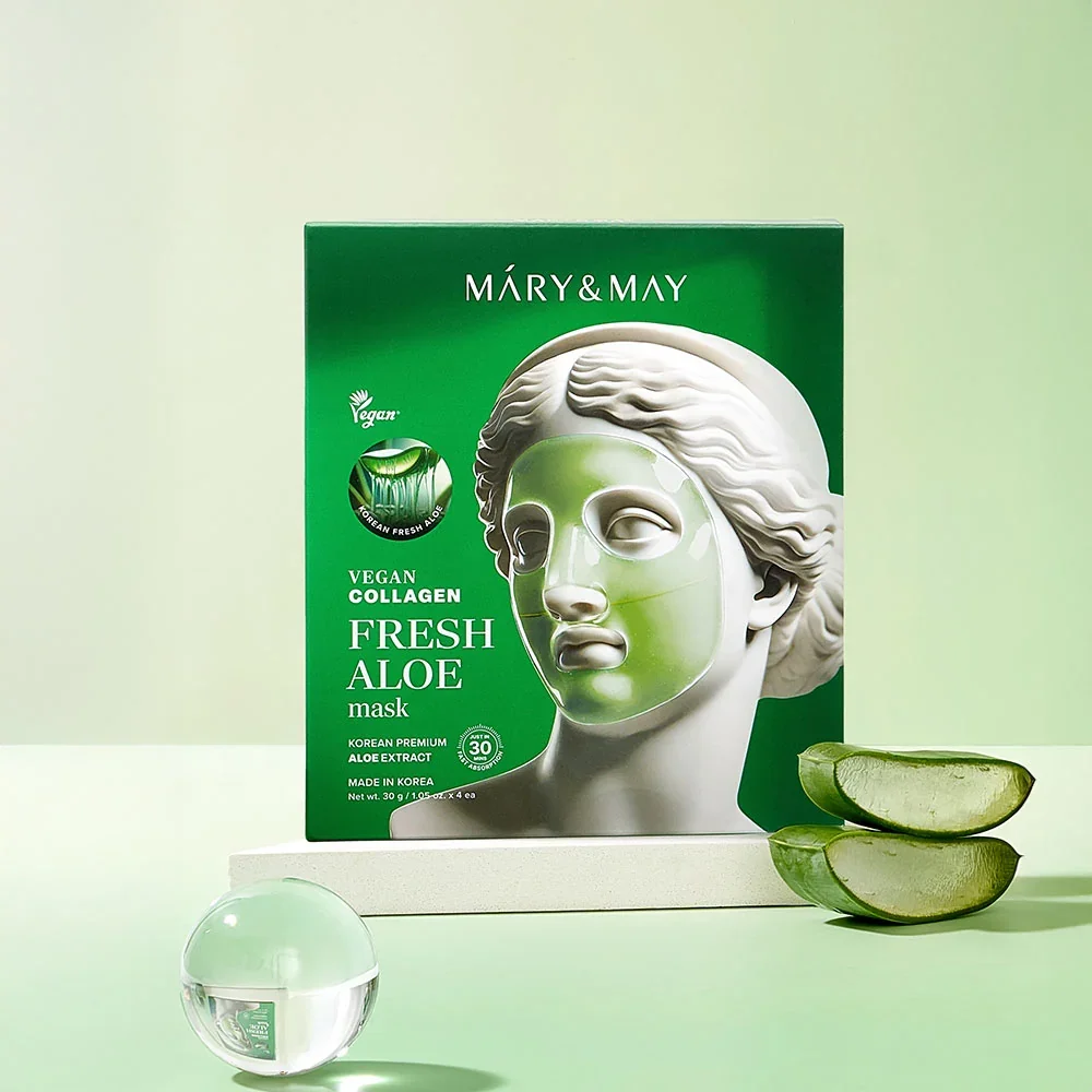 Vegan Collagen Fresh Aloe Mask by Mary & May