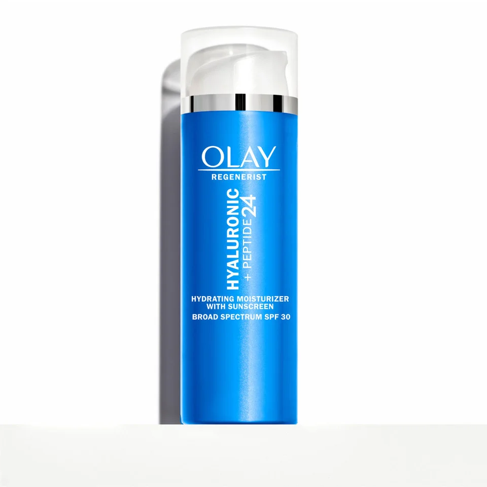 Hyaluronic Hydrating Facial Moisturizer with Sunscreen SPF 30 by Olay