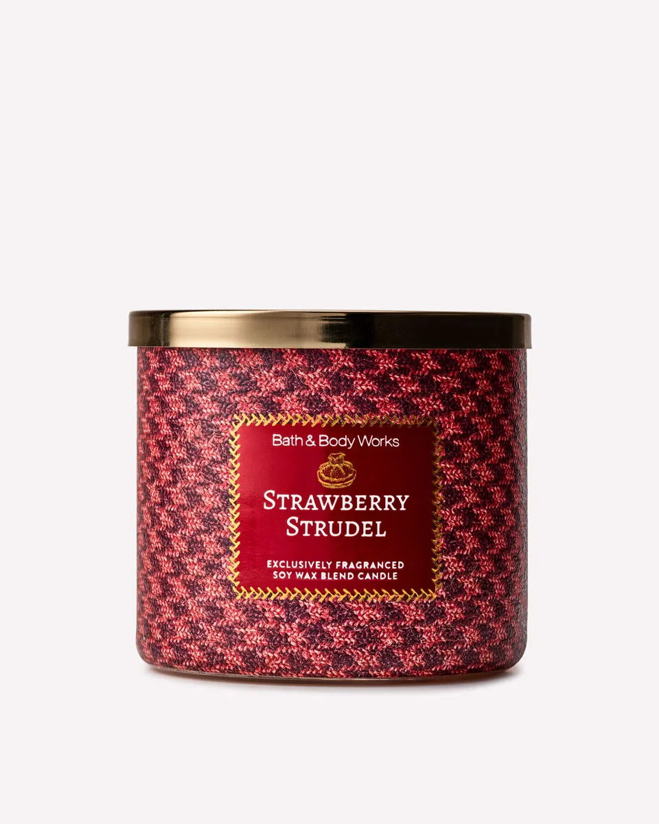 Strawberry Strudel Candle by Bath & Body Works