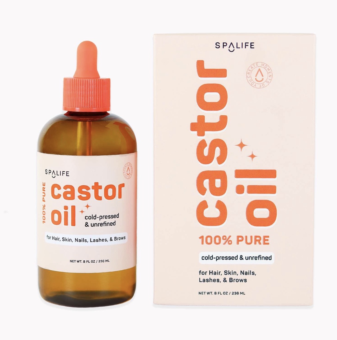 100% Pure Castor Oil by SpaLife