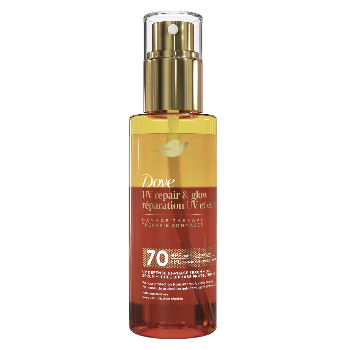 UV Repair & Glow Bi-Phase Serum + Oil by Dove