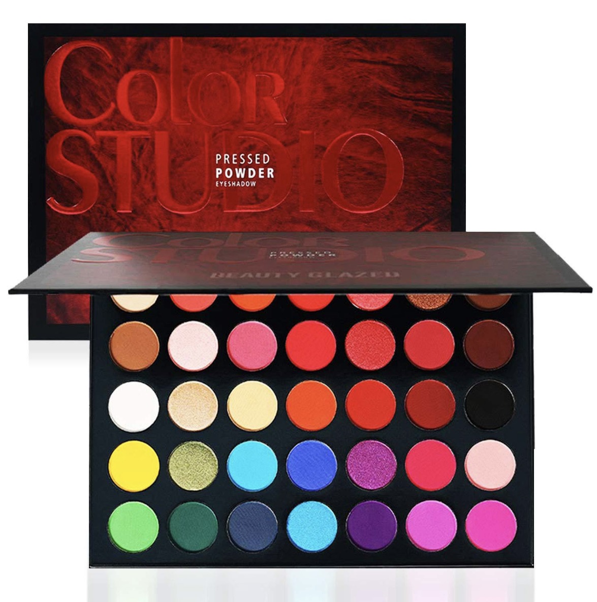 Color Studio Pressed Powder Eyeshadow Palette by Beauty Glazed