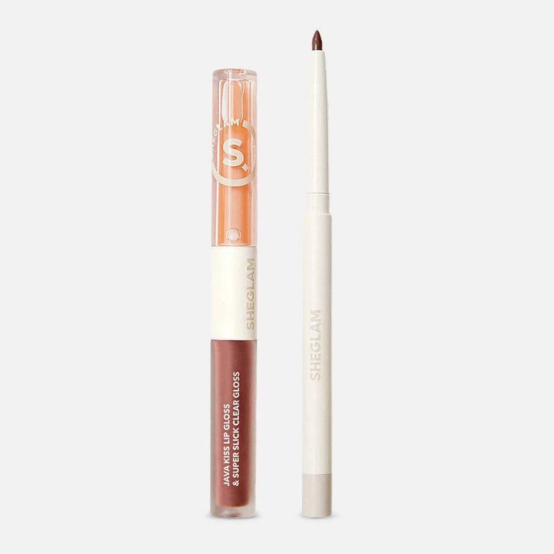 Java Kiss Lip Gloss & Super Slick Clear Gloss by SHEGLAM