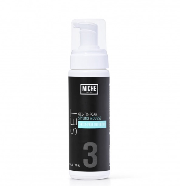 SET Gel-to-Foam Styling Mousse by MICHE Beauty