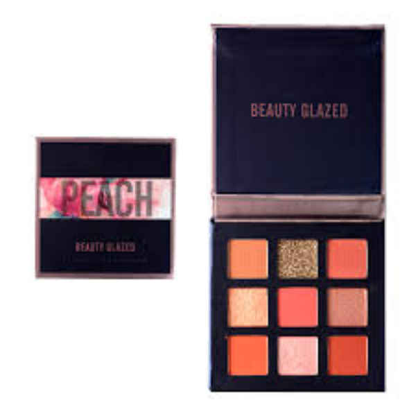 Bright Eyeshadow Palette – Peach by Beauty Glazed