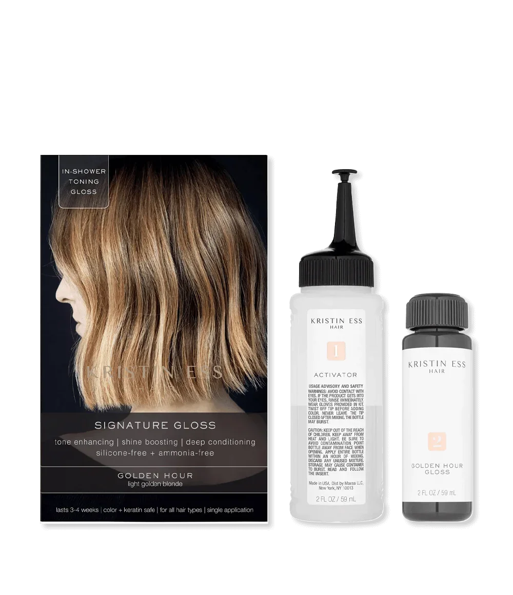 Light Golden Blonde Signature Hair Gloss - Golden Hour by Kristin Ess Hair