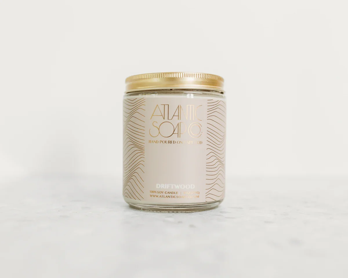 Driftwood Soy Candle by Atlantic Soap Co.
