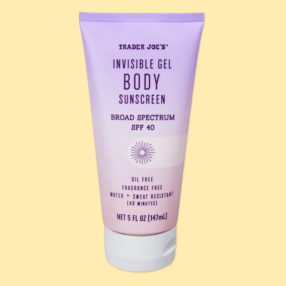 Invisible Gel Body Sunscreen SPF 40 by Trader Joe's