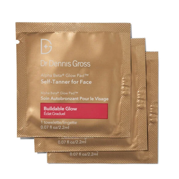 Alpha Beta Glow Pad Self Tanner for Face by Dr. Dennis Gross
