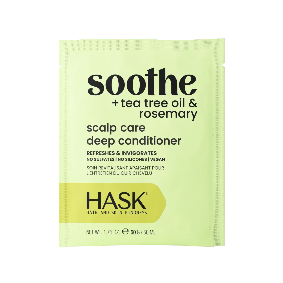 Soothe Tea Tree Oil & Rosemary Scalp Care Deep Conditioning Mask by HASK