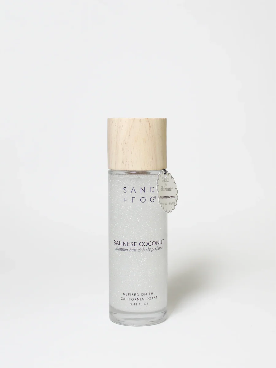 Balinese Coconut Shimmer Hair & Body Perfume by Sand + Fog