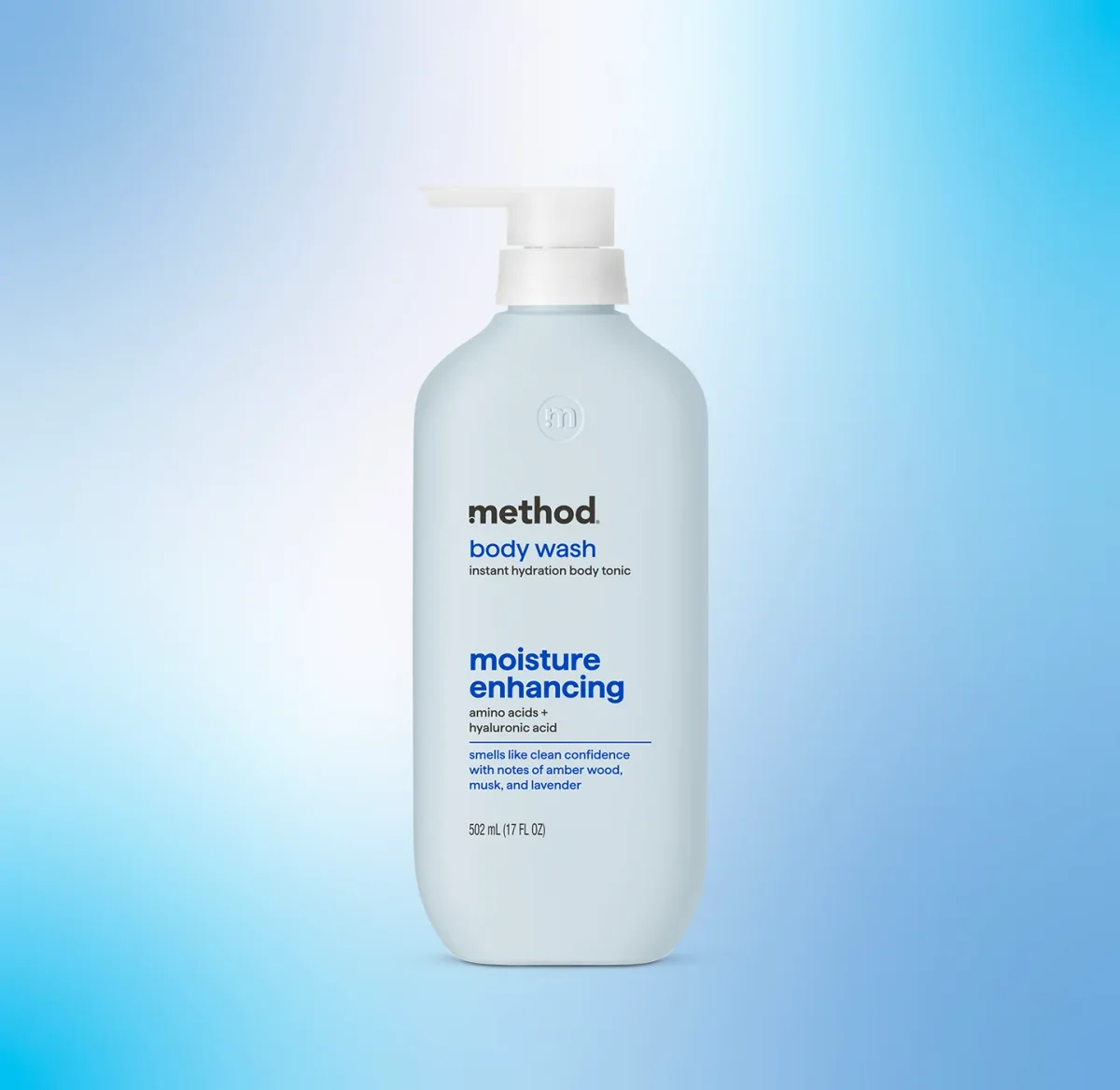 Amber Wood Moisture Enhancing Body Wash Tonic by method