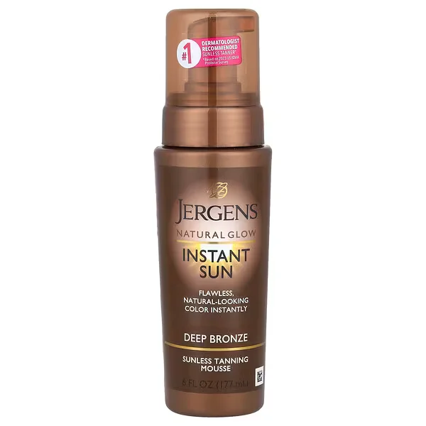 Natural Glow Instant Sun Sunless Tanning Mousse by Jergens