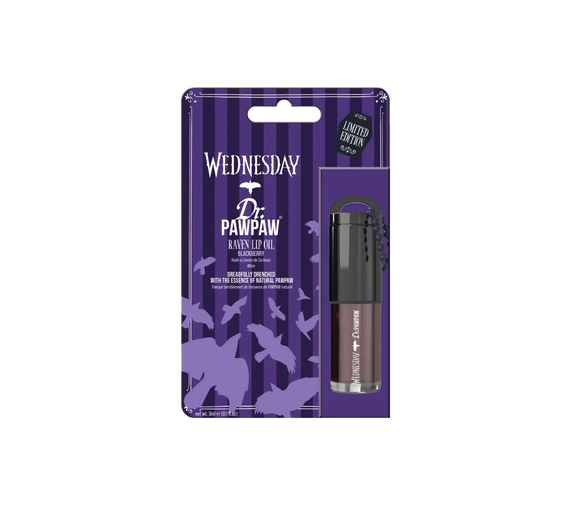 Wednesday Raven Lip Oil by Dr.PAWPAW