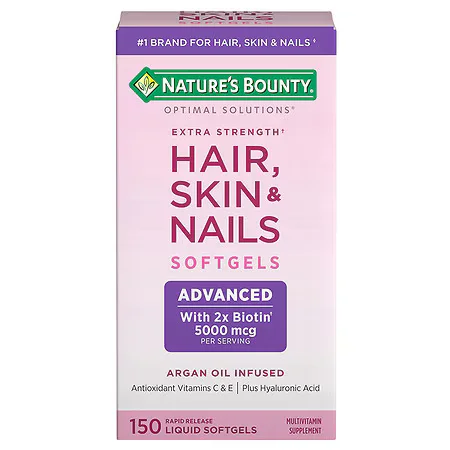Extra Strength Hair, Skin, & Nails Softgels Advanced by Nature's Bounty