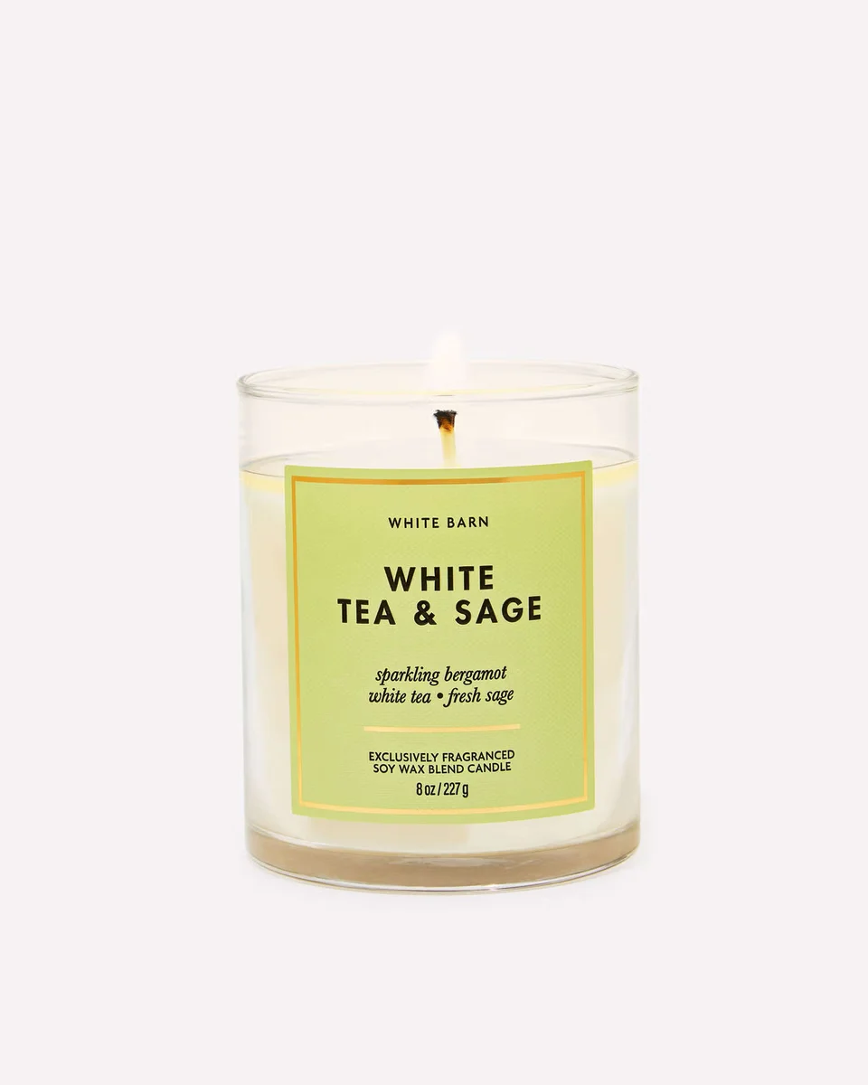 White Tea & Sage Candle by Bath & Body Works